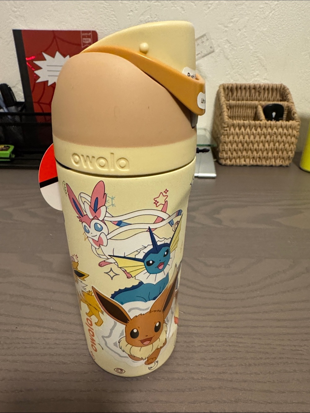 Owala Kids Insulated Bottle with Eevee & Friends - Cream